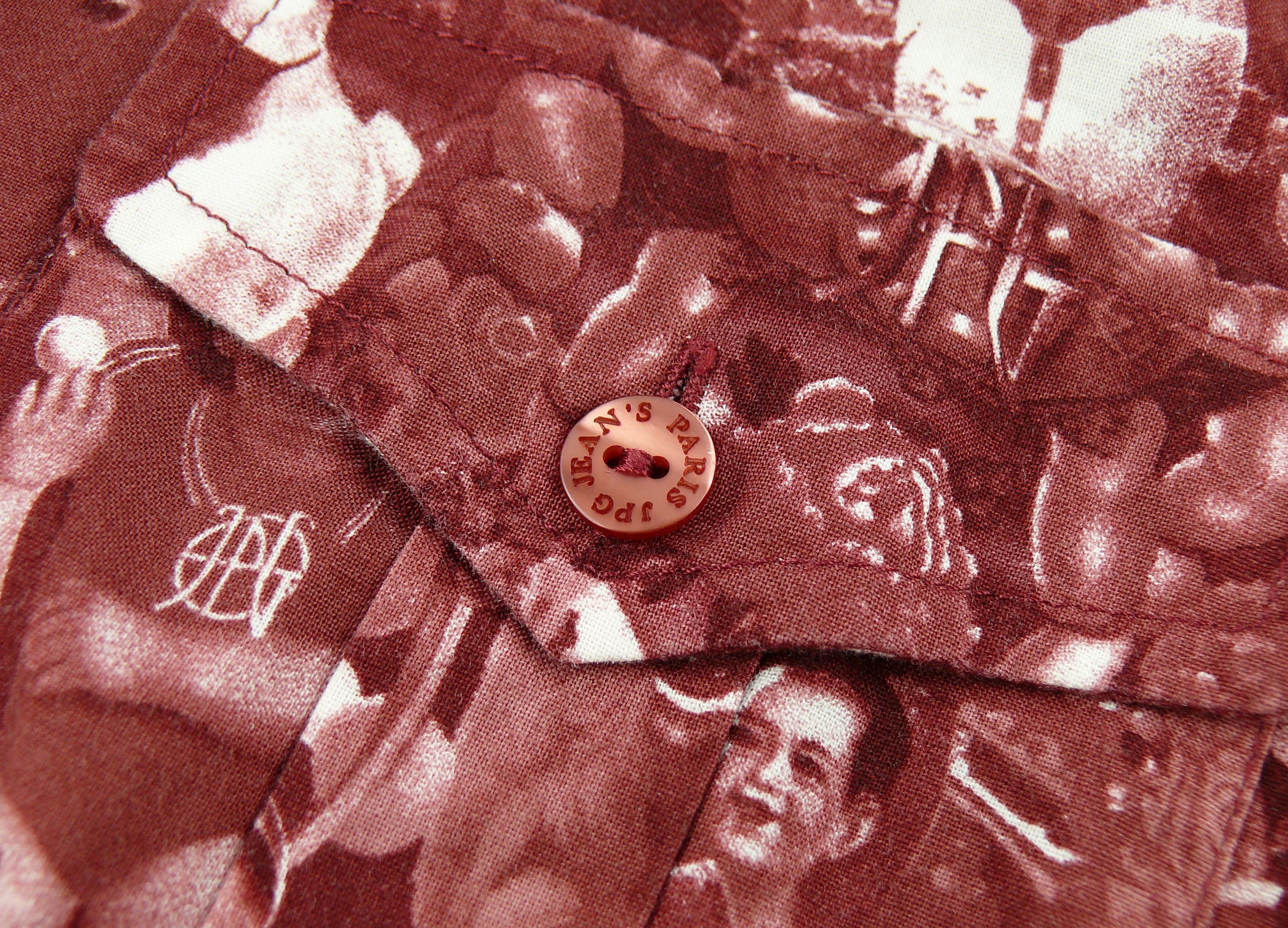 Jean Paul Gaultier Vintage Chinese Children and Babies Propaganda Cotton Shirt 5