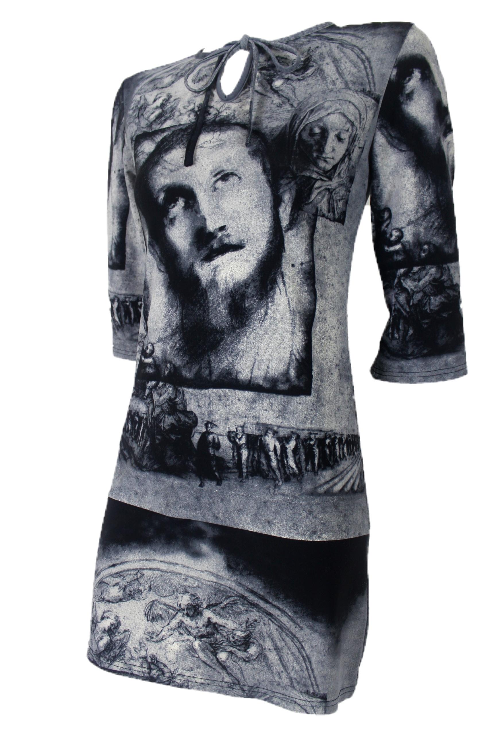 Jean Paul Gaultier Classique Label
1990's Religious Icon Print Dress
Labelled size 40
Excellent Condition 