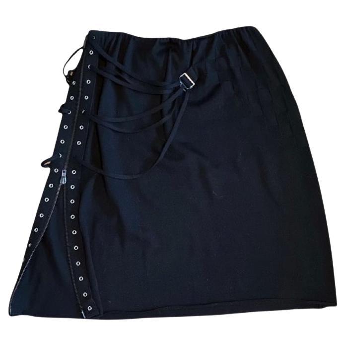 Jean Paul Gaultier Vintage Corset Punk Anarchy Fight Against Racism Straps Skirt For Sale
