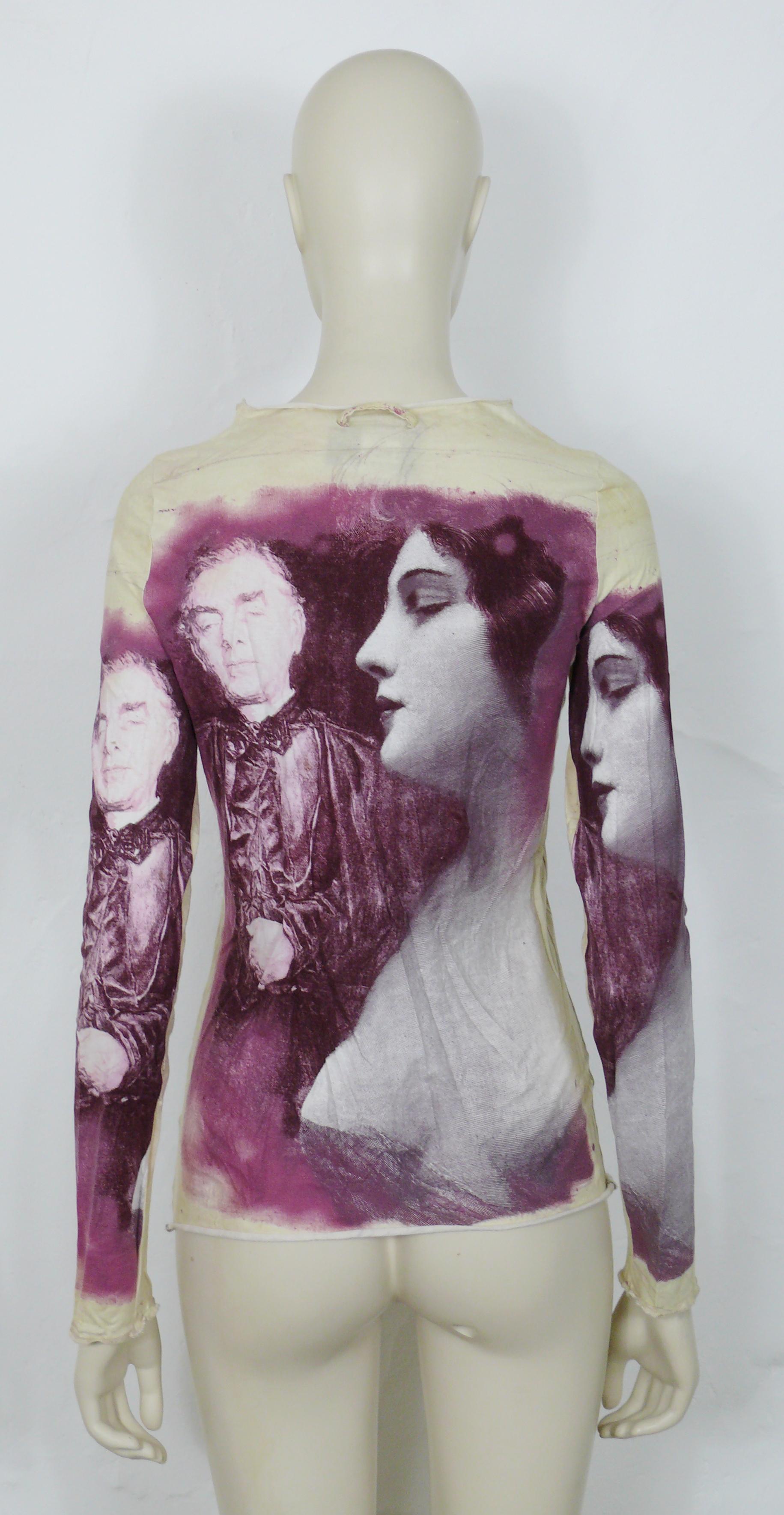 Women's Jean Paul Gaultier Vintage Cotton Top Size S For Sale