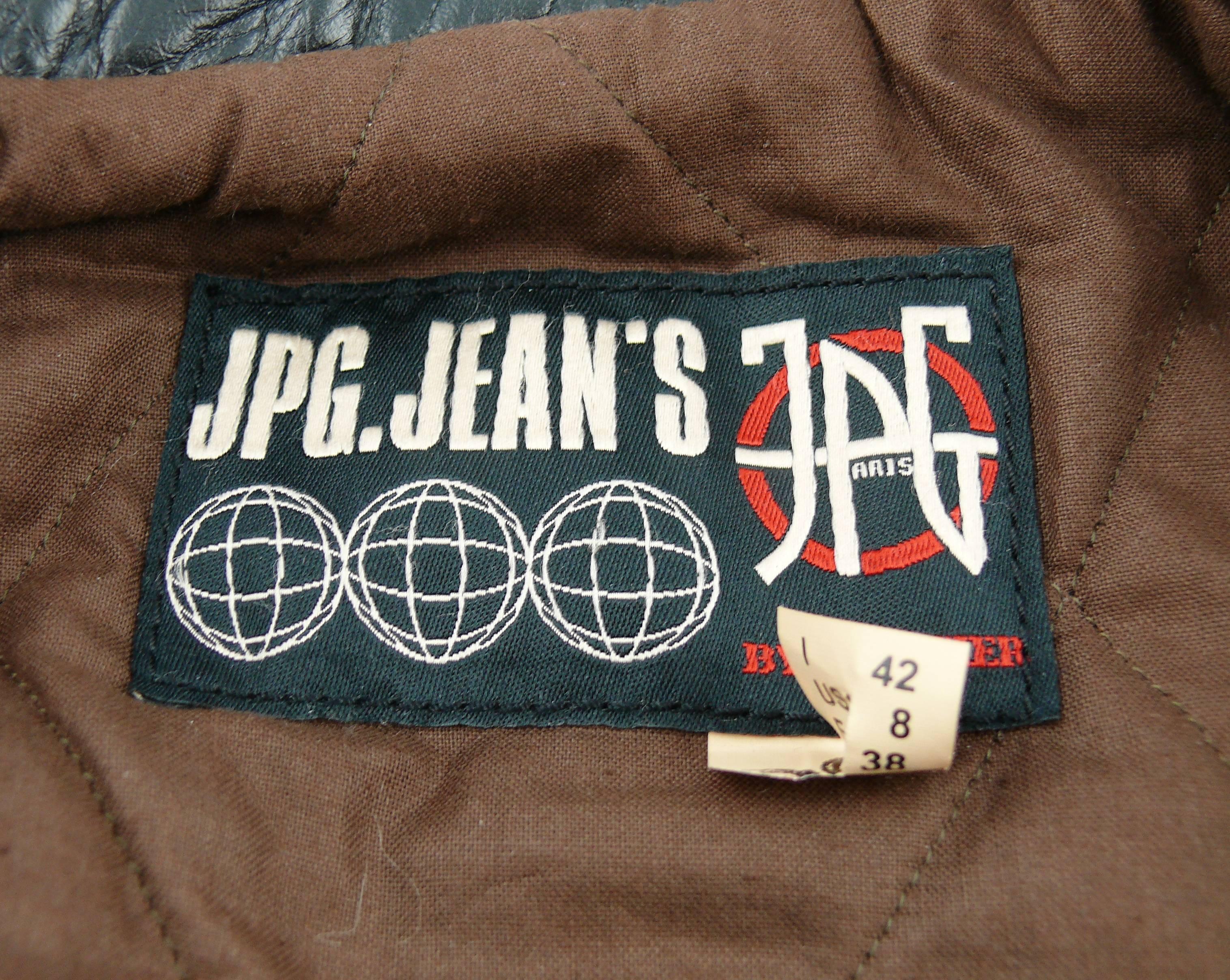 Jean Paul Gaultier Vintage Cropped Biker Jacket  5