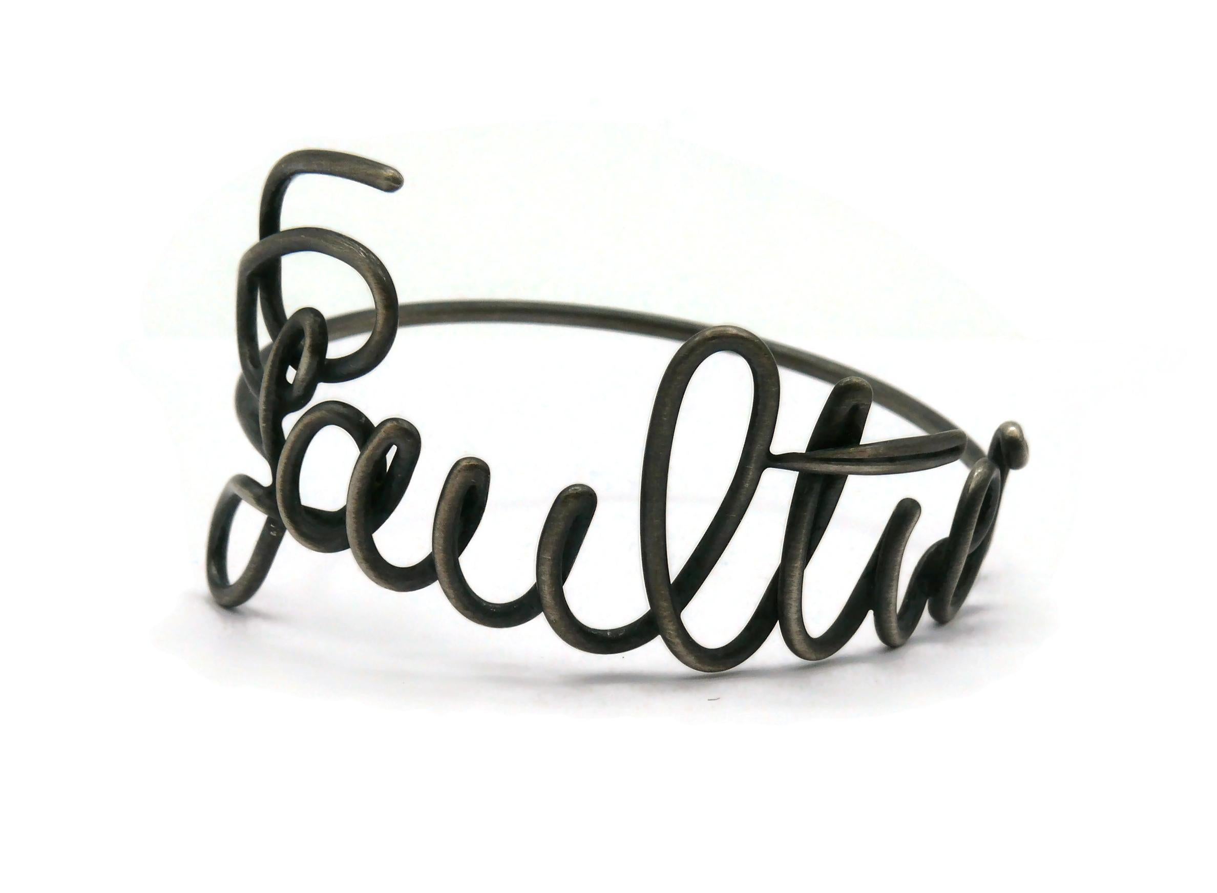 bracelet in cursive