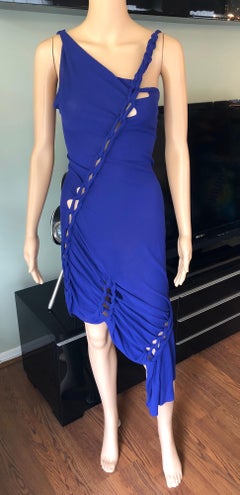 Jean Paul Gaultier Vintage Cutout Open Back Knitted Dress