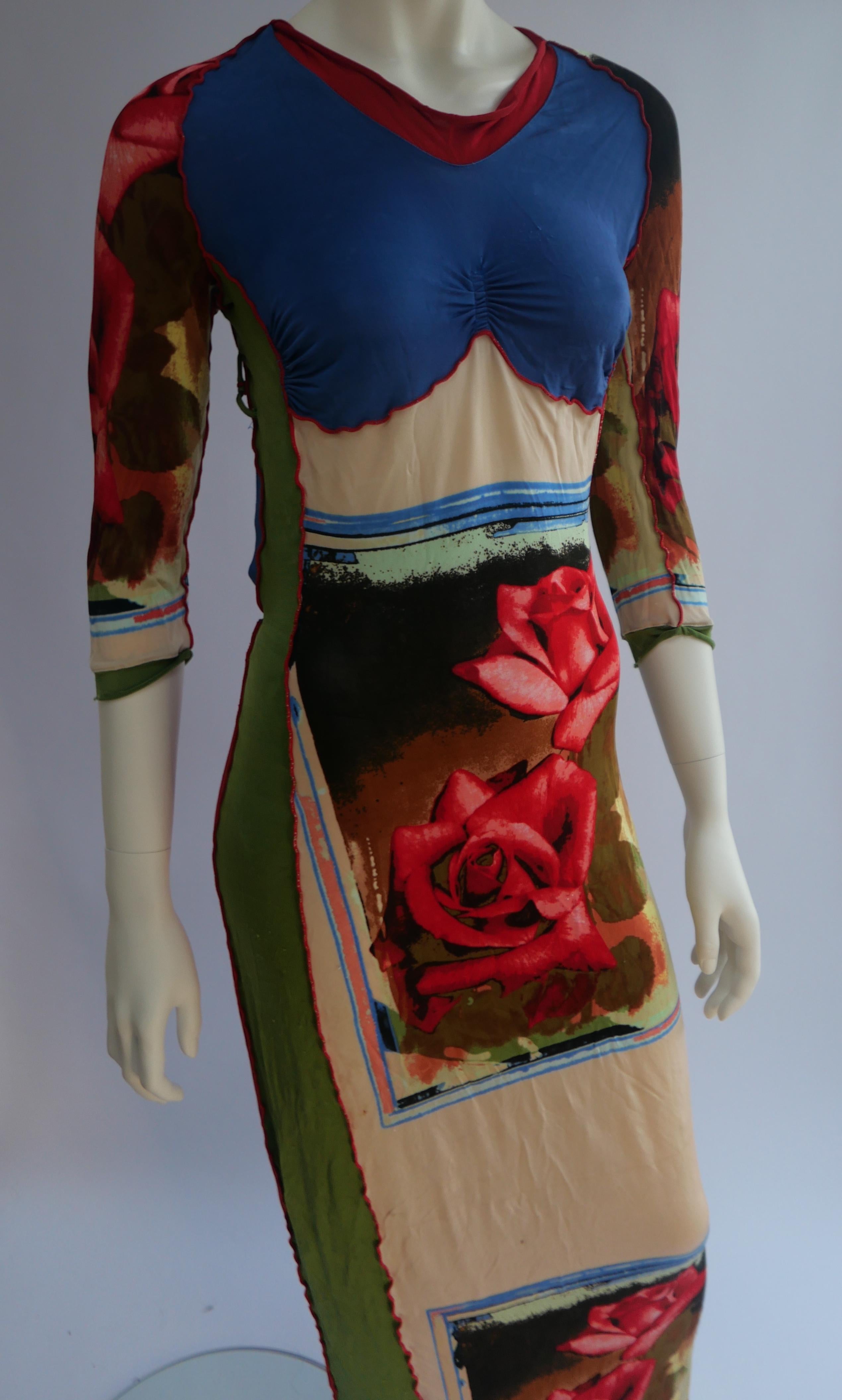jean paul gaultier rose dress