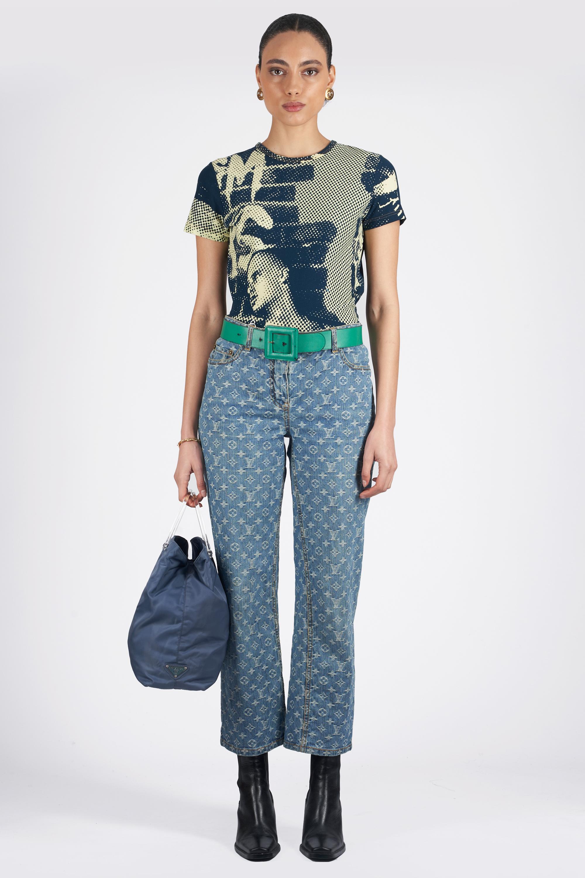 Gray Jean Paul Gaultier Vintage F/W 1997 Fight Racism T-shirt