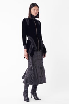 Jean Paul Gaultier Vintage F/W 2003 Blazer noir en velours