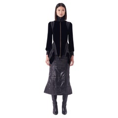 Jean Paul Gaultier Vintage F/W 2003 Blazer noir en velours