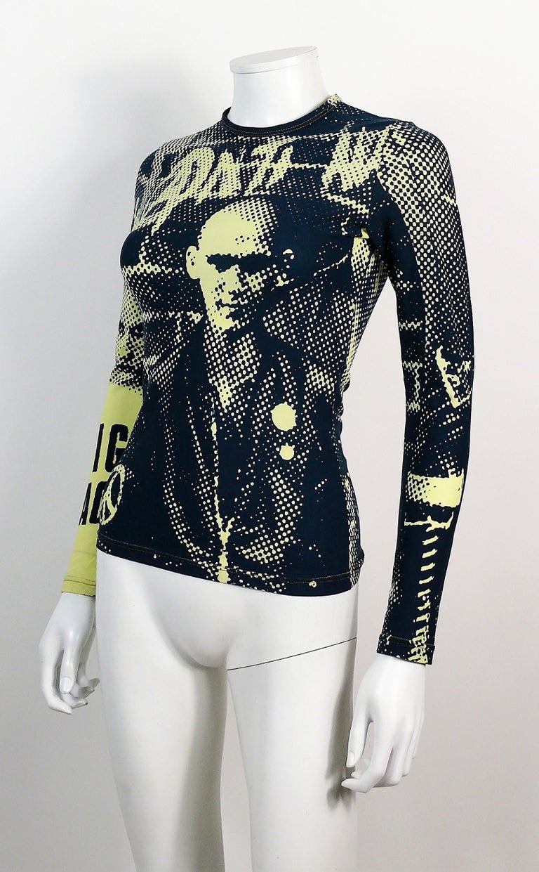 Jean Paul Gaultier Vintage Fight Racism Collection Long Sleeve