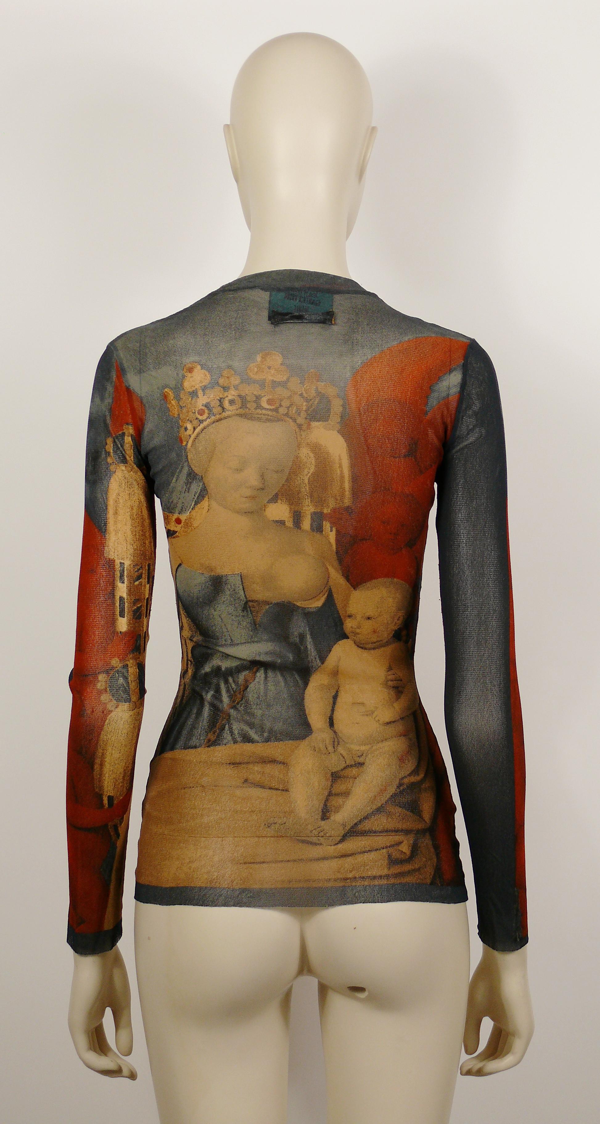 jean paul gaultier sheer top