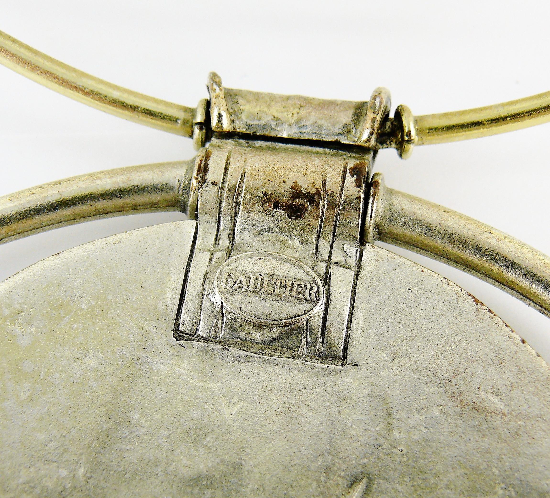 Jean Paul Gaultier Vintage Fringed Torque Necklace For Sale 10