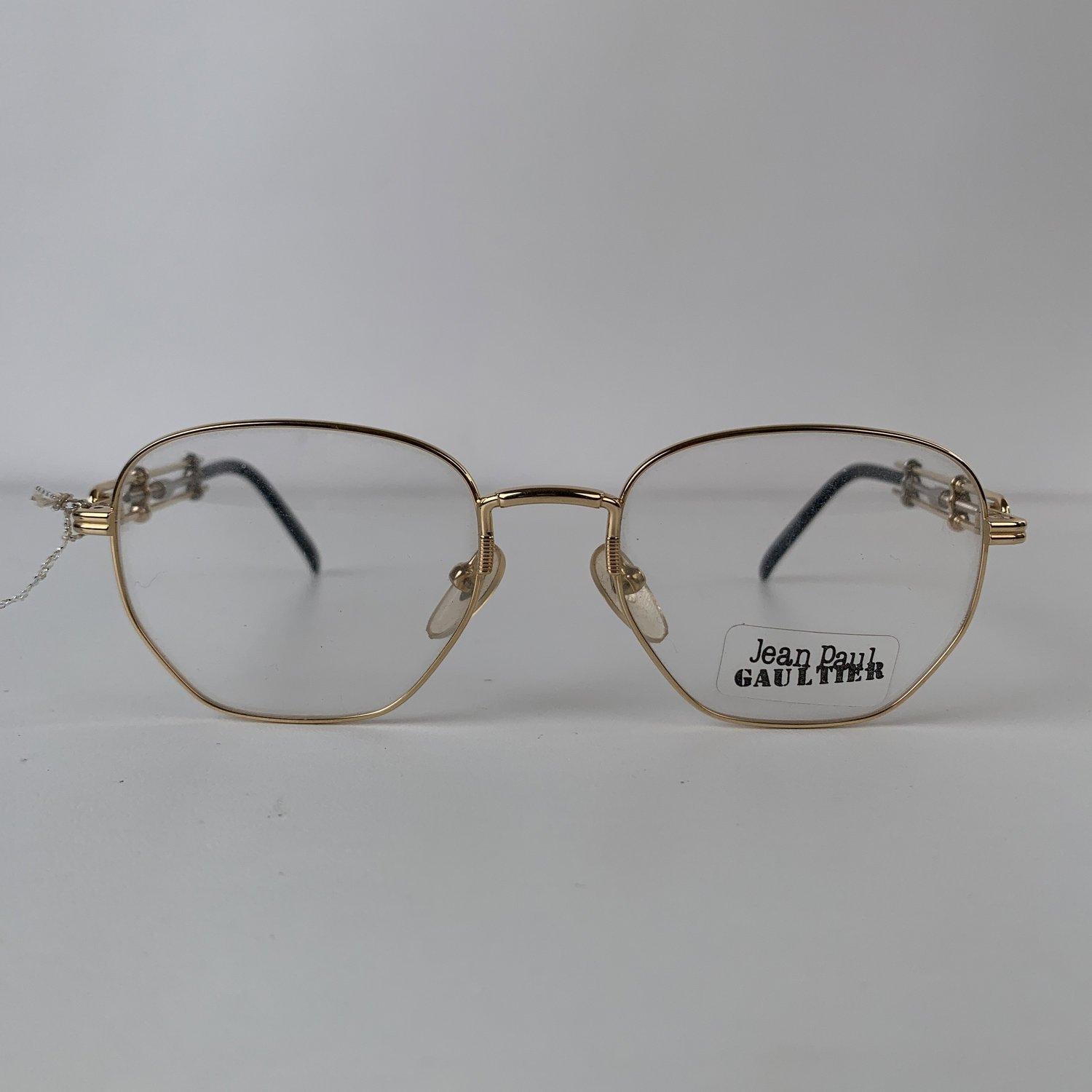 MATERIAL: Metal COLOR: Gold MODEL: 55-4174 GENDER: Adult Unisex SIZE: Medium Condition NOS (NEW OLD STOCK) - Never Worn or Used - They will come with a Generic Case Measurements TEMPLE MAX. LENGTH: 135 mm EYE / LENS MAX. WIDTH: 50 mm EYE / LENS MAX.