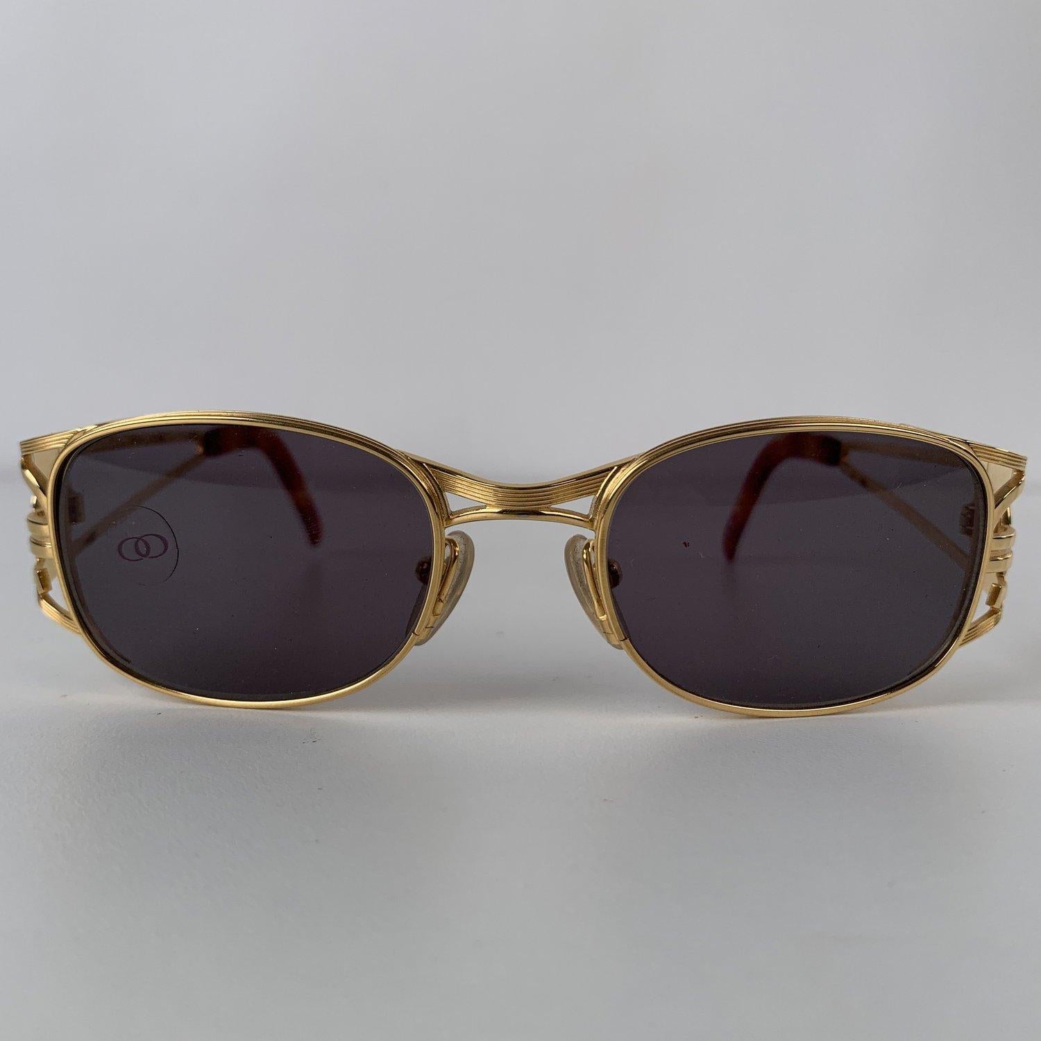 Jean Paul Gaultier Vintage Gold Tone Sunglasses Mod. 58-5101 4