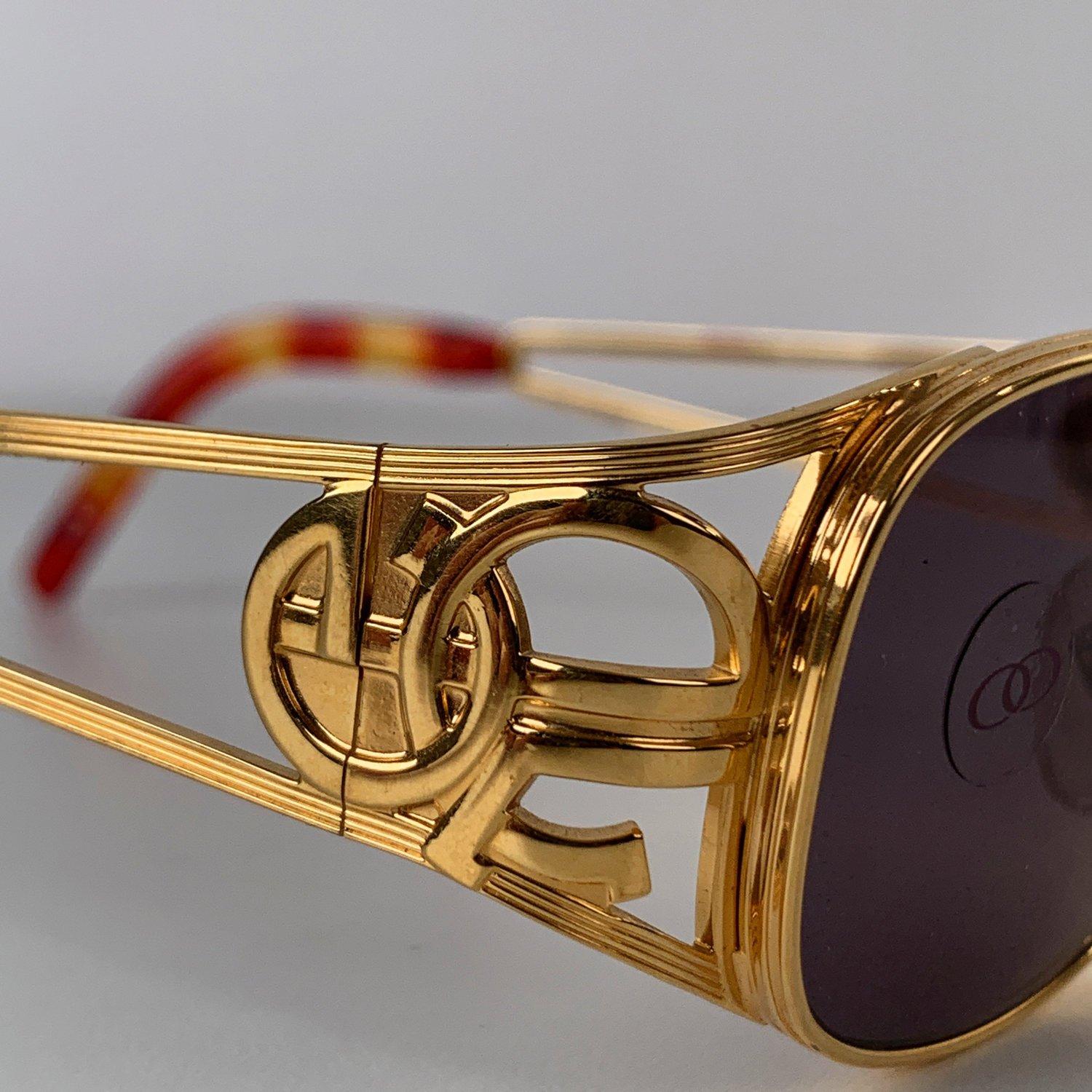 Jean Paul Gaultier Vintage Gold Tone Sunglasses Mod. 58-5101 3
