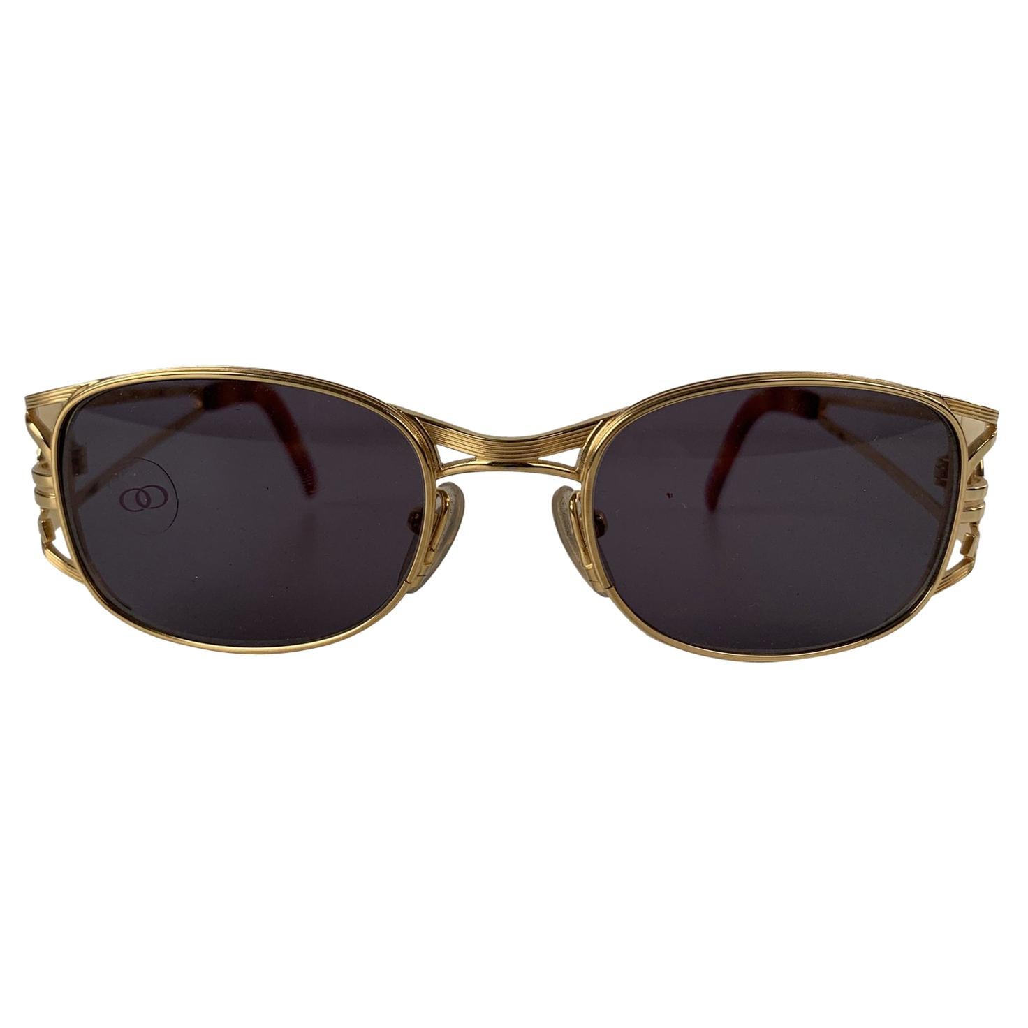 Jean Paul Gaultier Vintage Gold Tone Sunglasses Mod. 58-5101