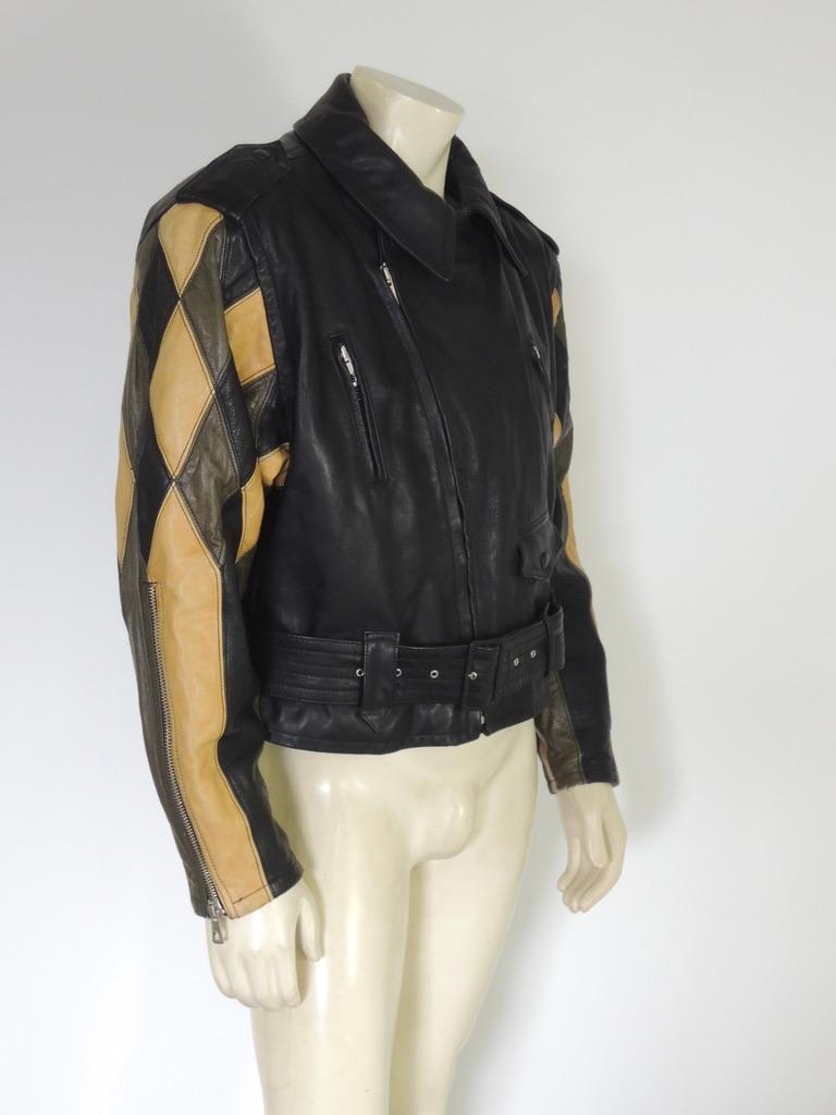 vintage leather biker