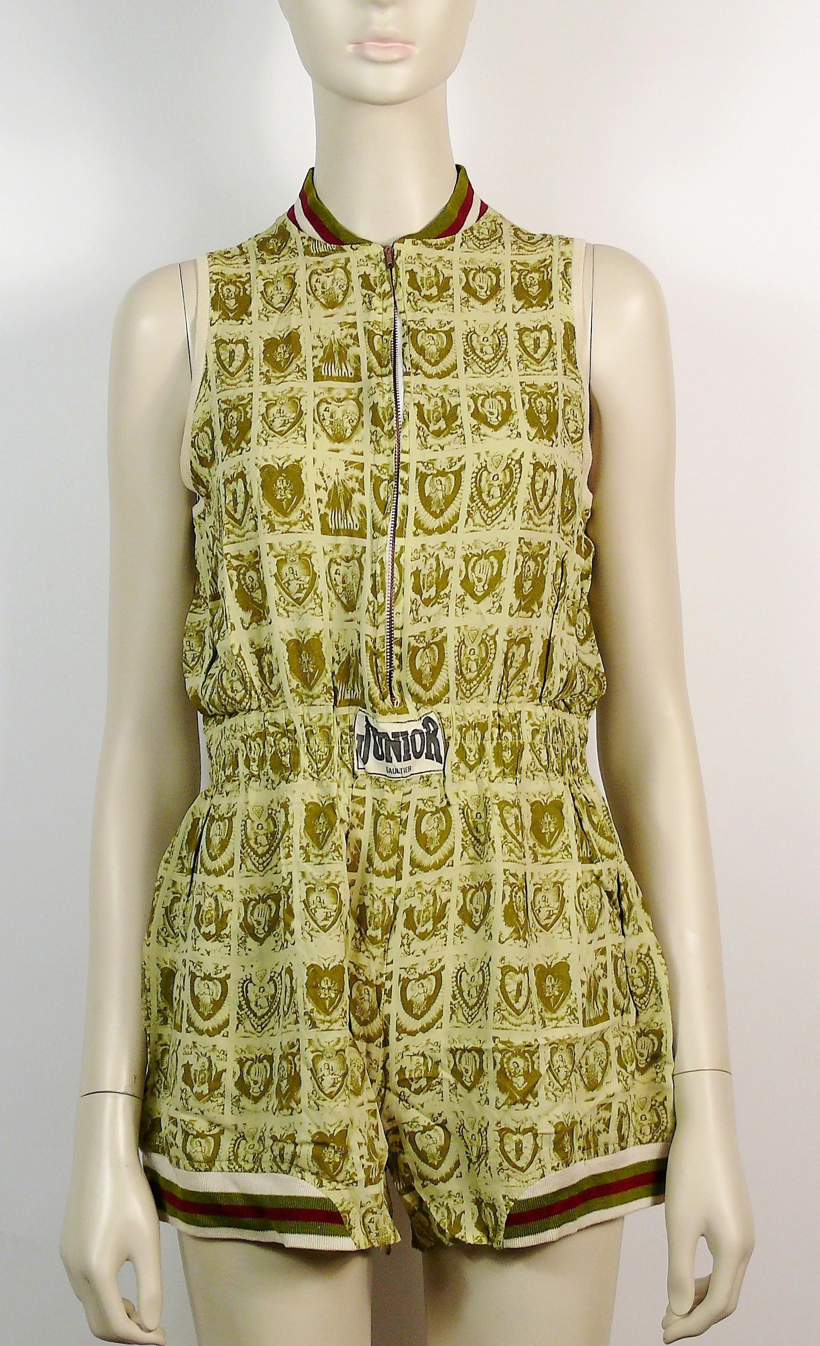 Women's Jean Paul Gaultier Vintage Holy Pictures Print Shortall For Sale