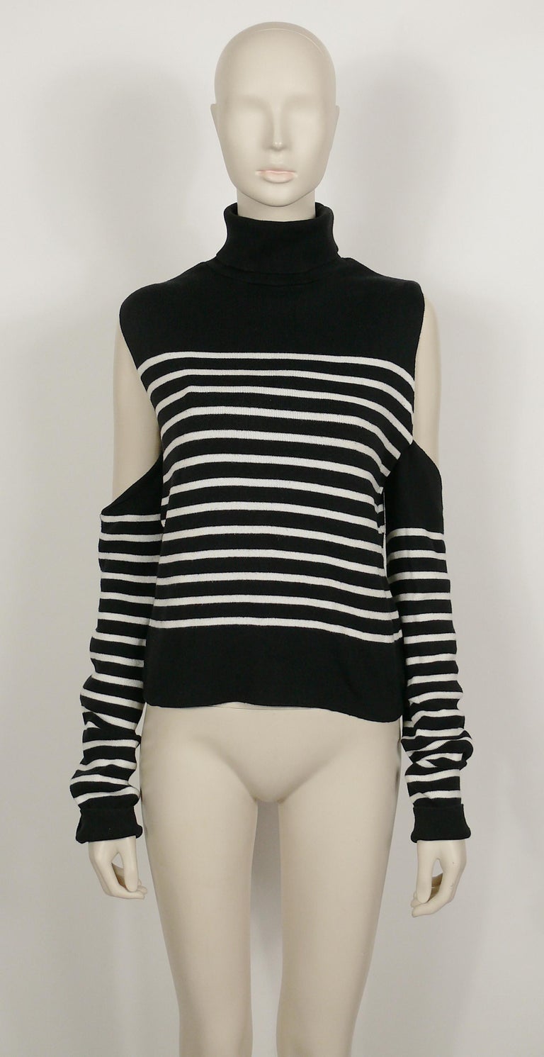 Jean Paul Gaultier Vintage Iconic Destructured Sailor Stripes Sweater For  Sale at 1stDibs | jean paul gaultier stripes, jean paul gaultier striped  sweater
