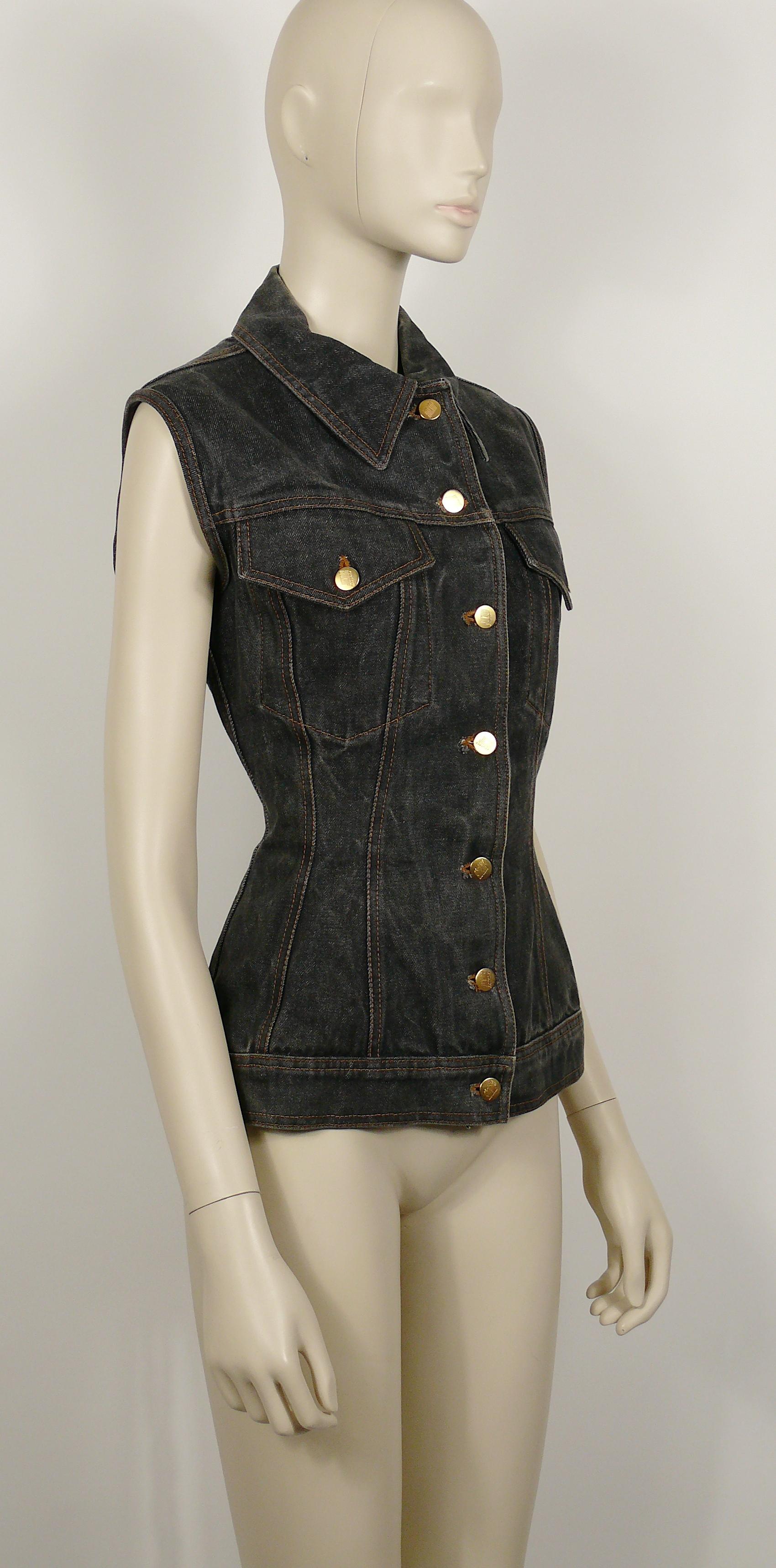 denim corset jacket