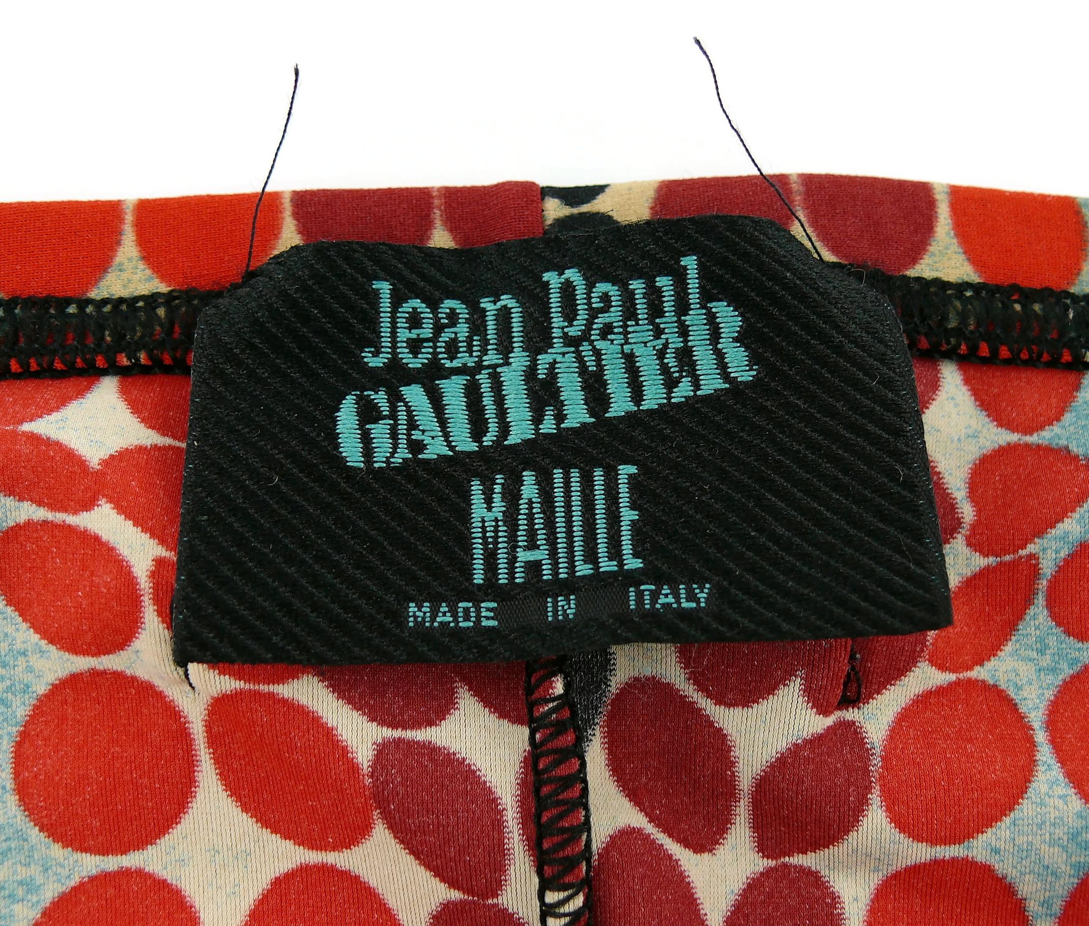 Jean Paul Gaultier Vintage Important Vasarely Iconic Op-Art Print Ensemble L 3