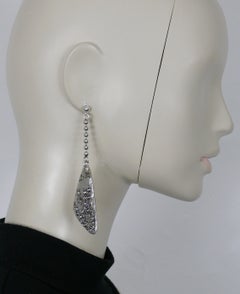 JEAN PAUL GAULTIER Vintage Jewelled Dangling Earrings