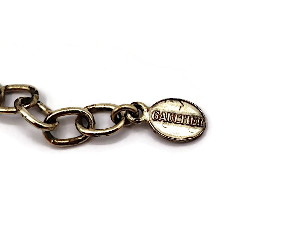 JEAN PAUL GAULTIER Vintage Jewelled Ring and Bracelet For Sale 9