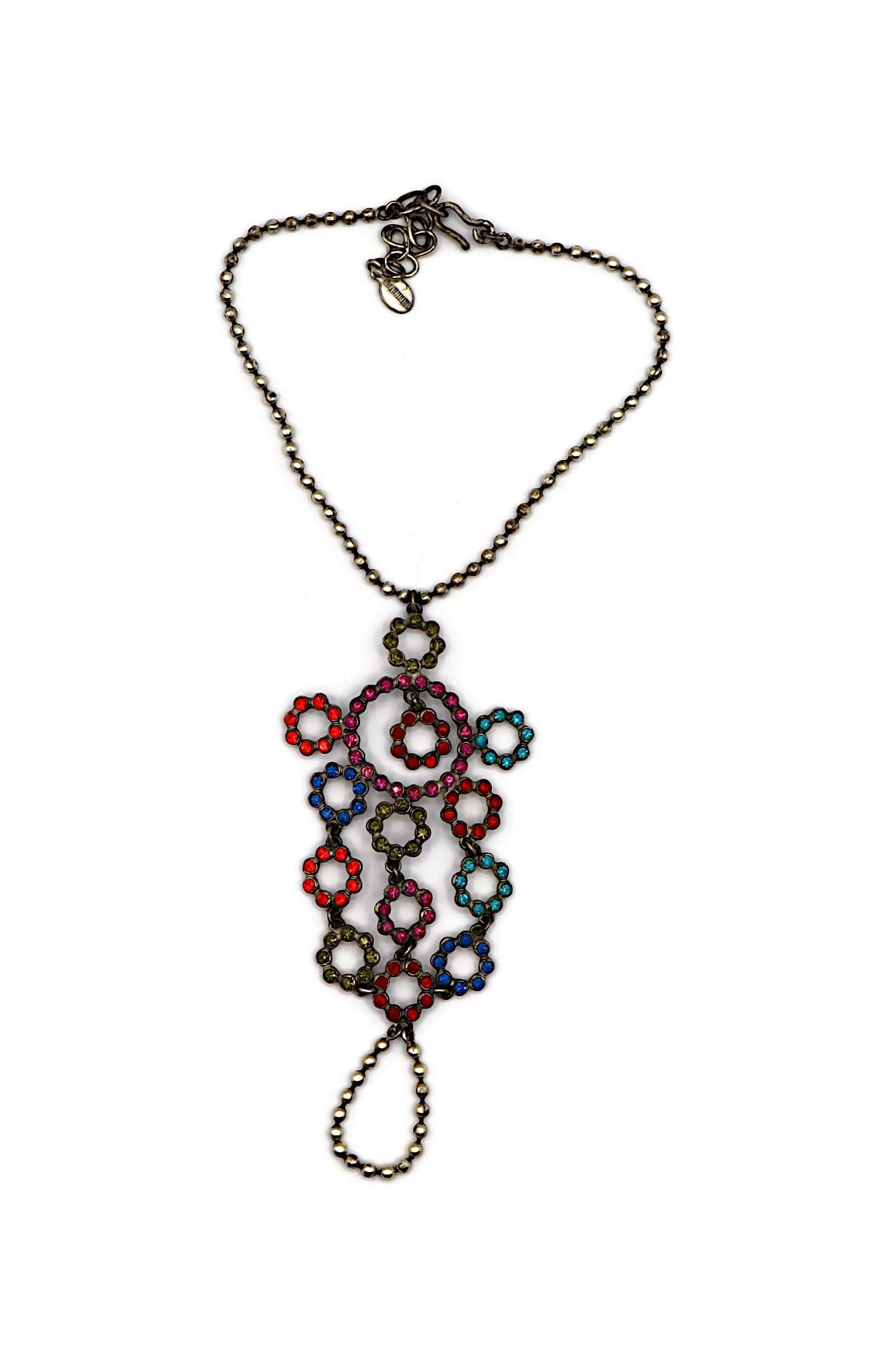 Women's JEAN PAUL GAULTIER Vintage Jewelled Ring and Bracelet For Sale
