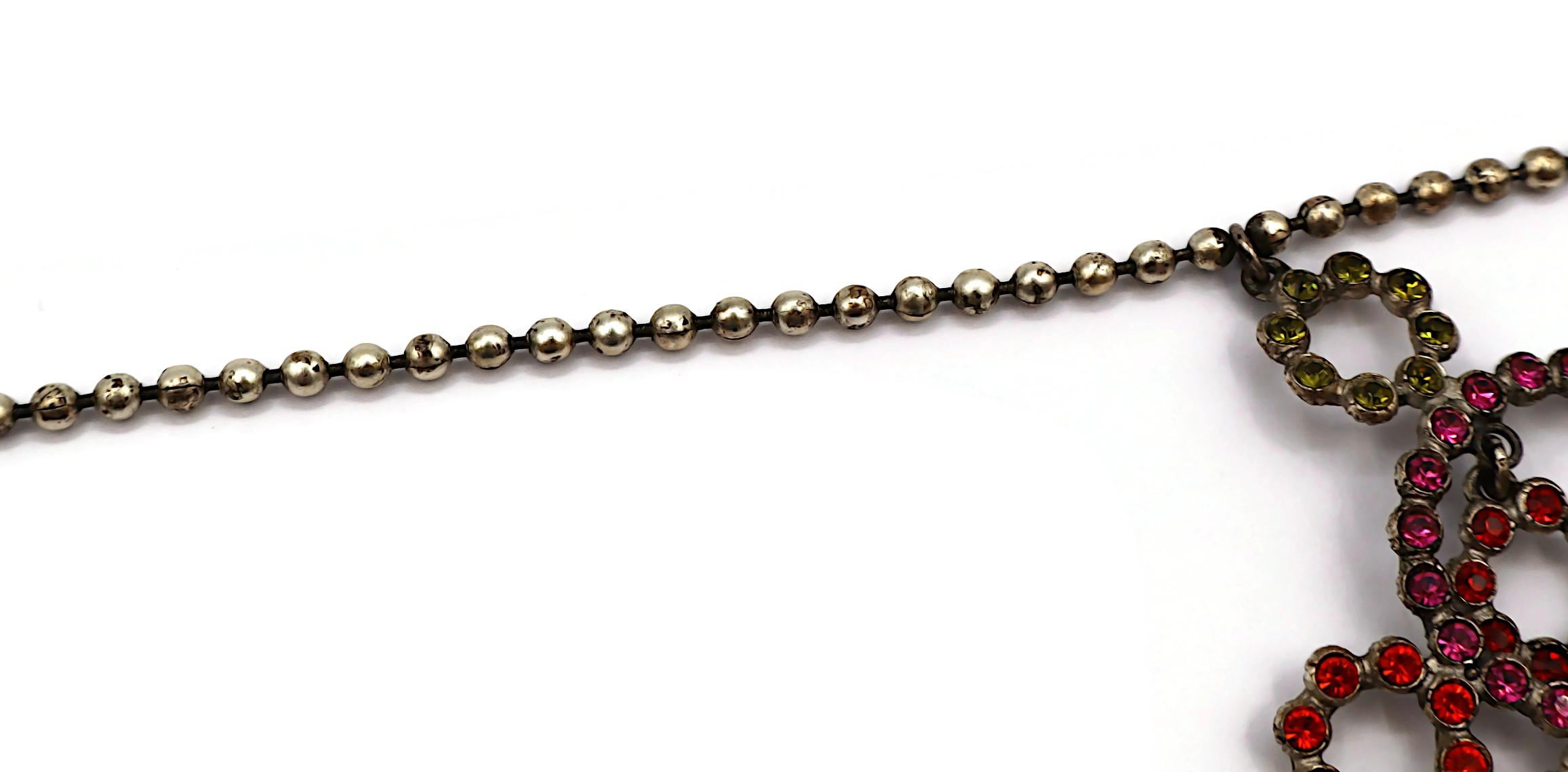JEAN PAUL GAULTIER Vintage Jewelled Ring and Bracelet For Sale 4