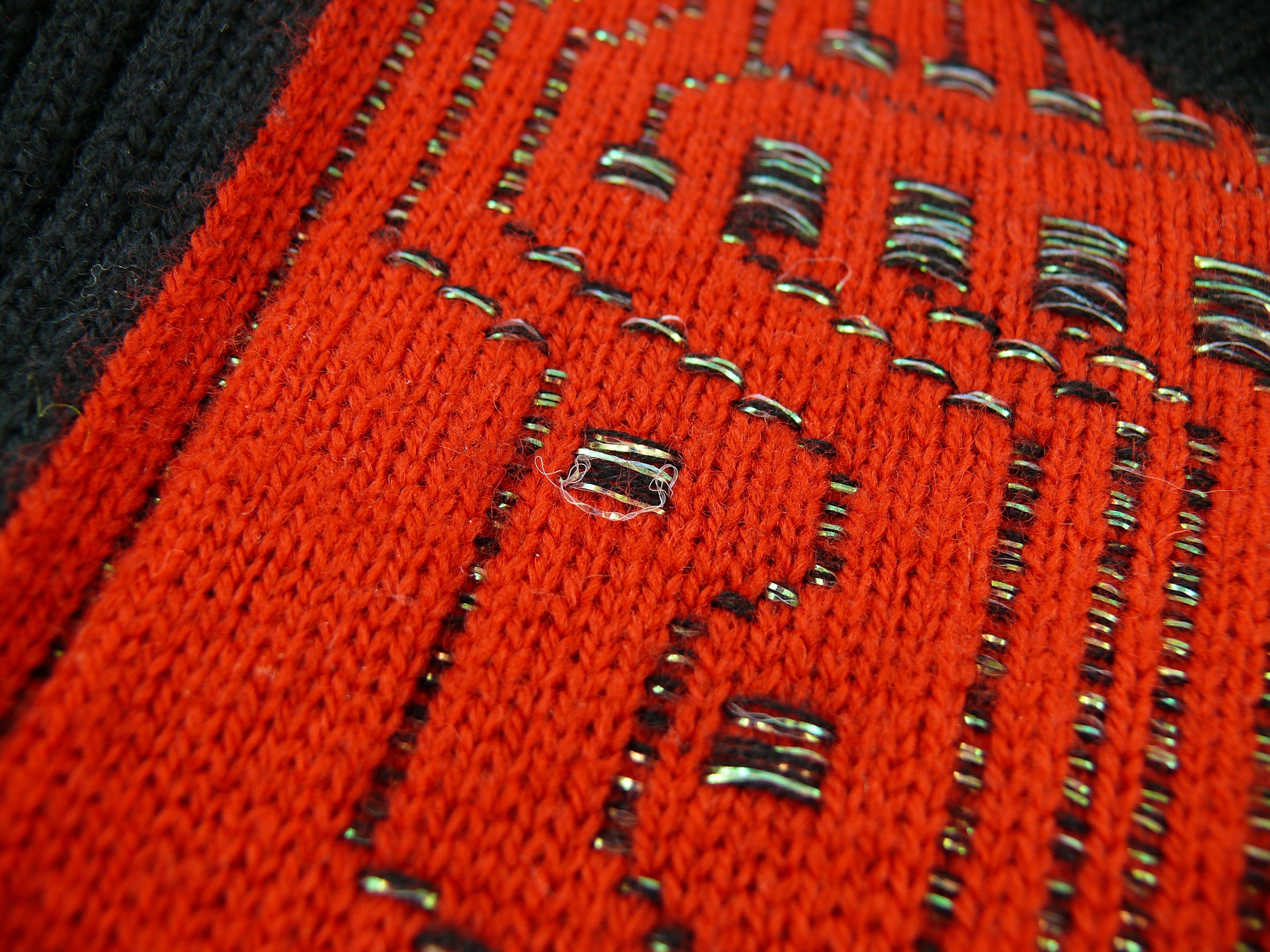 Jean Paul Gaultier Vintage Knit Circuit Board Sweater For Sale 3