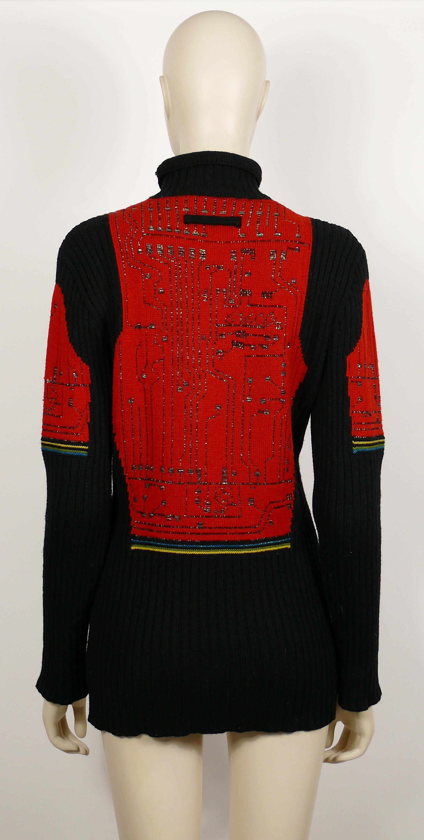 circuit board sweater jean paul gaultier