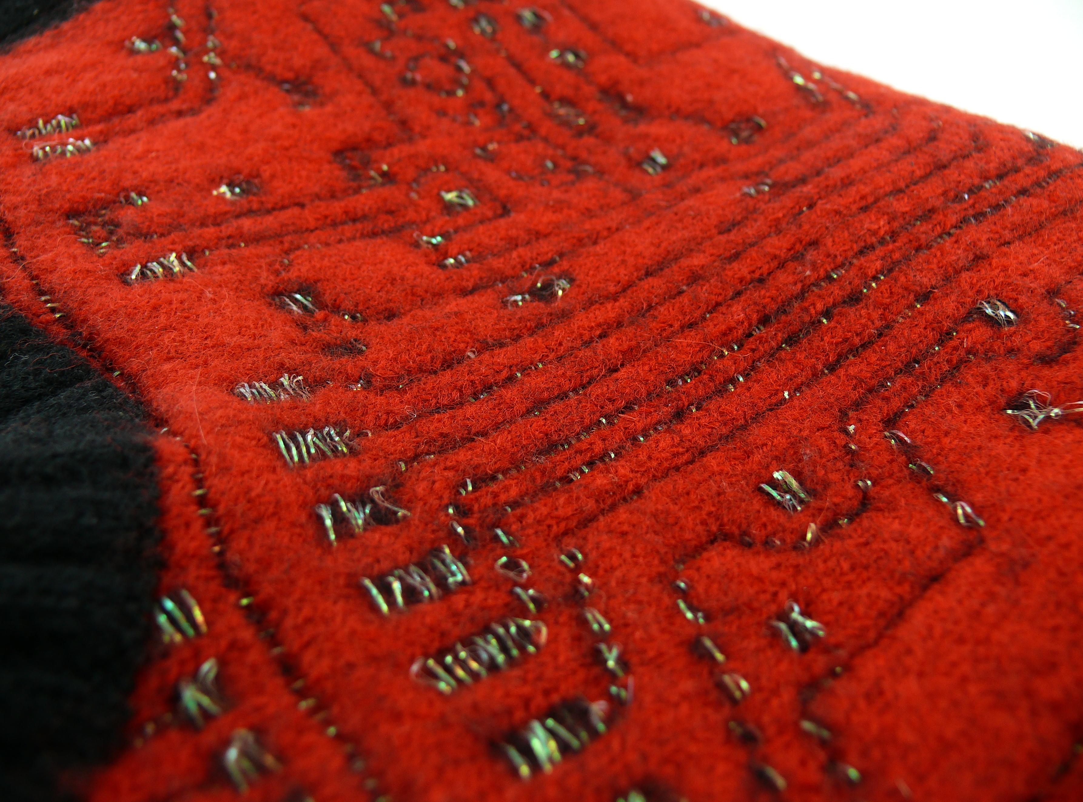 Jean Paul Gaultier Vintage Knit Circuit Board Sweater Size L 4