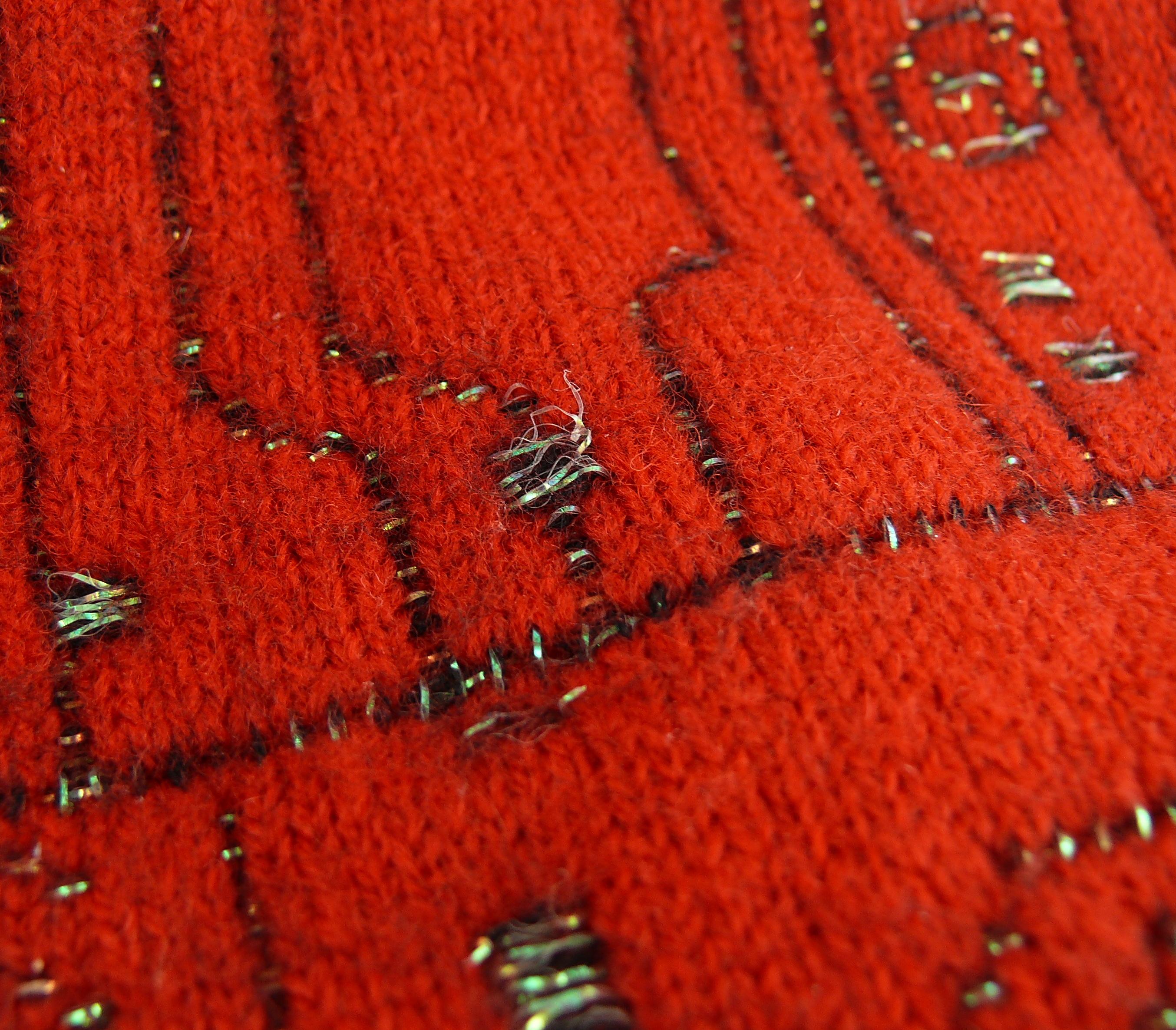 Jean Paul Gaultier Vintage Knit Circuit Board Sweater Size L 6