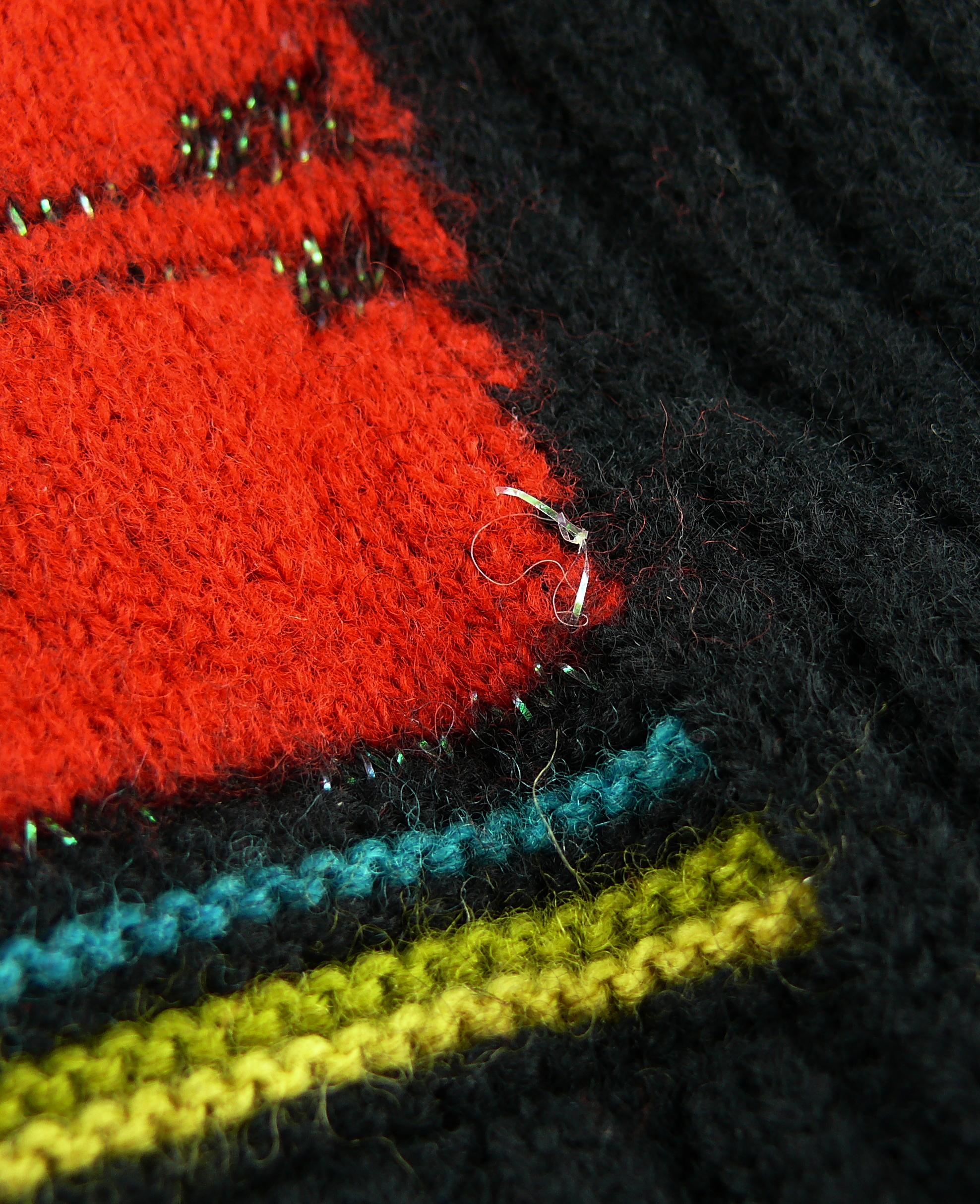Jean Paul Gaultier Vintage Knit Circuit Board Sweater Size L 10