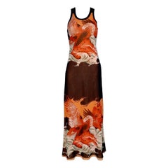 JEAN PAUL GAULTIER Vintage 'Koi Tattoo' Mesh Dress Early 2000s