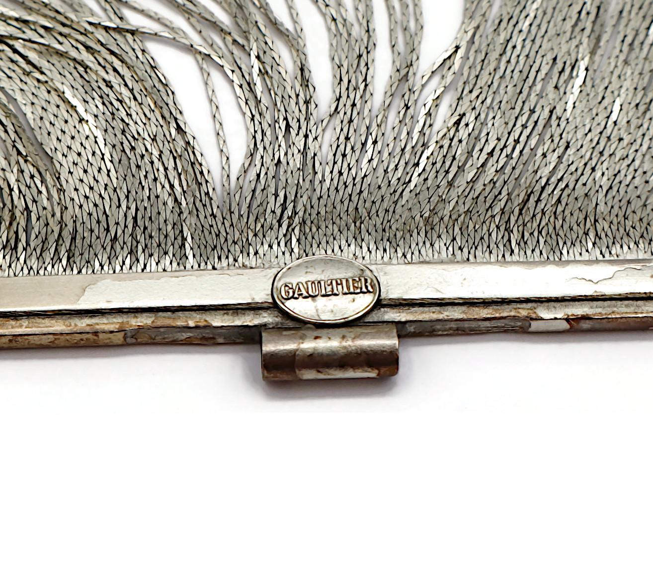 JEAN PAUL GAULTIER Vintage Liquid Silver Tone Cuff Bracelet For Sale 10