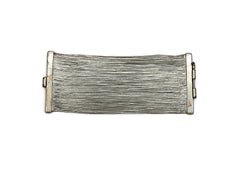 JEAN PAUL GAULTIER Vintage Liquid Silver Tone Cuff Bracelet