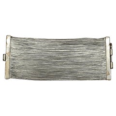 JEAN PAUL GAULTIER Vintage Liquid Silver Tone Cuff Bracelet