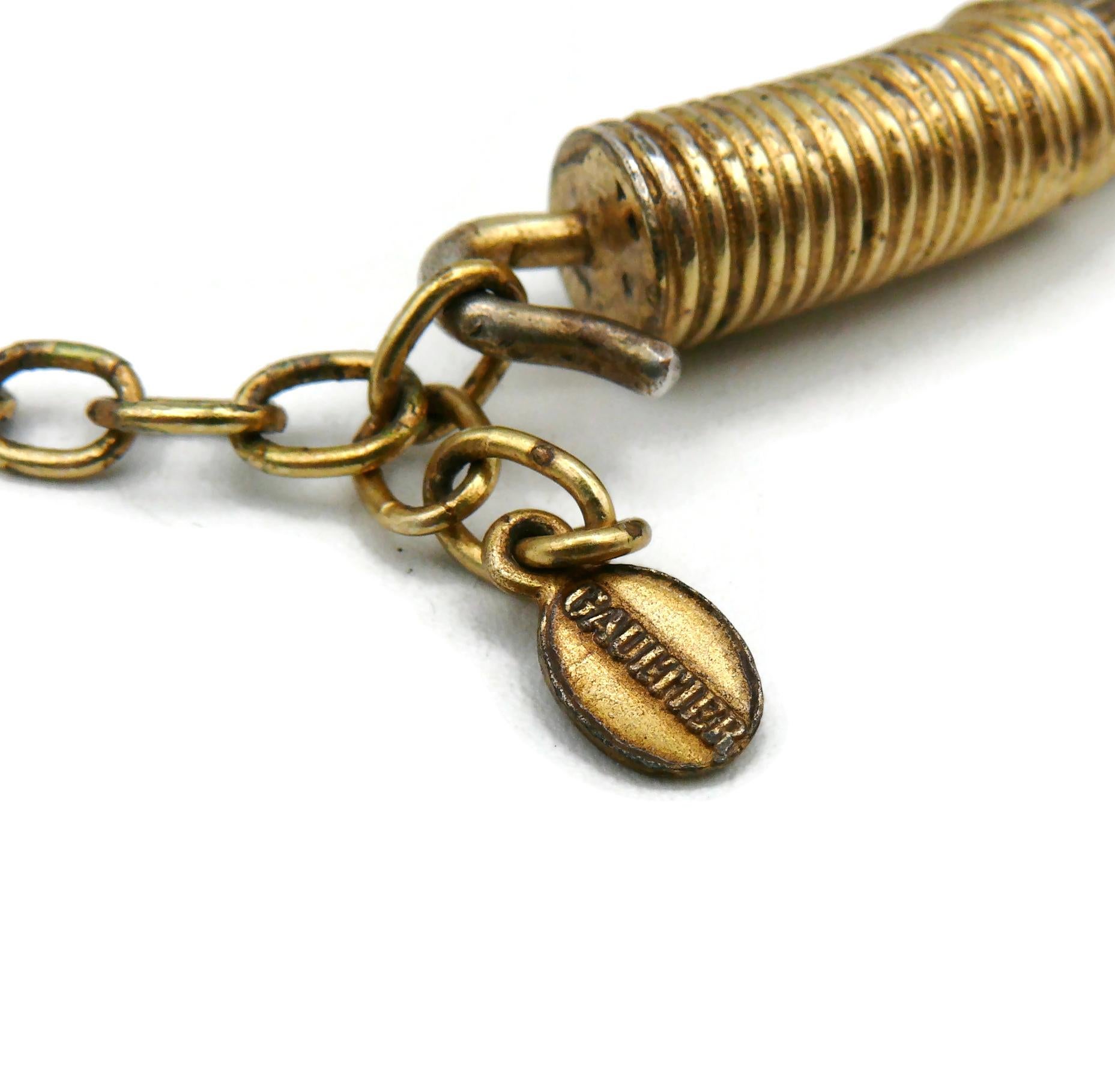 JEAN PAUL GAULTIER Vintage Masai Multi Wire Choker Necklace For Sale 10