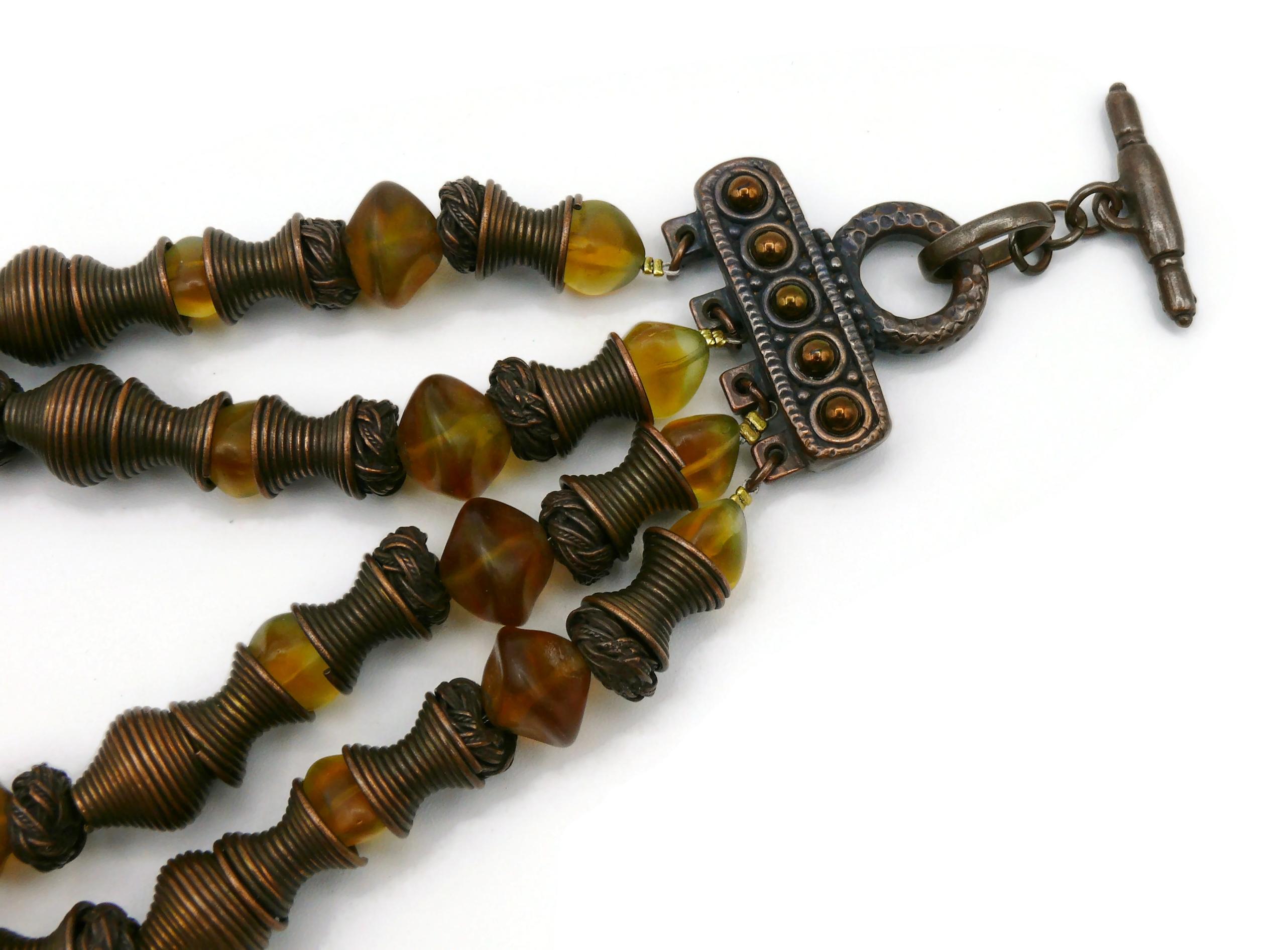JEAN PAUL GAULTIER Vintage Massaï Choker Necklace For Sale 6