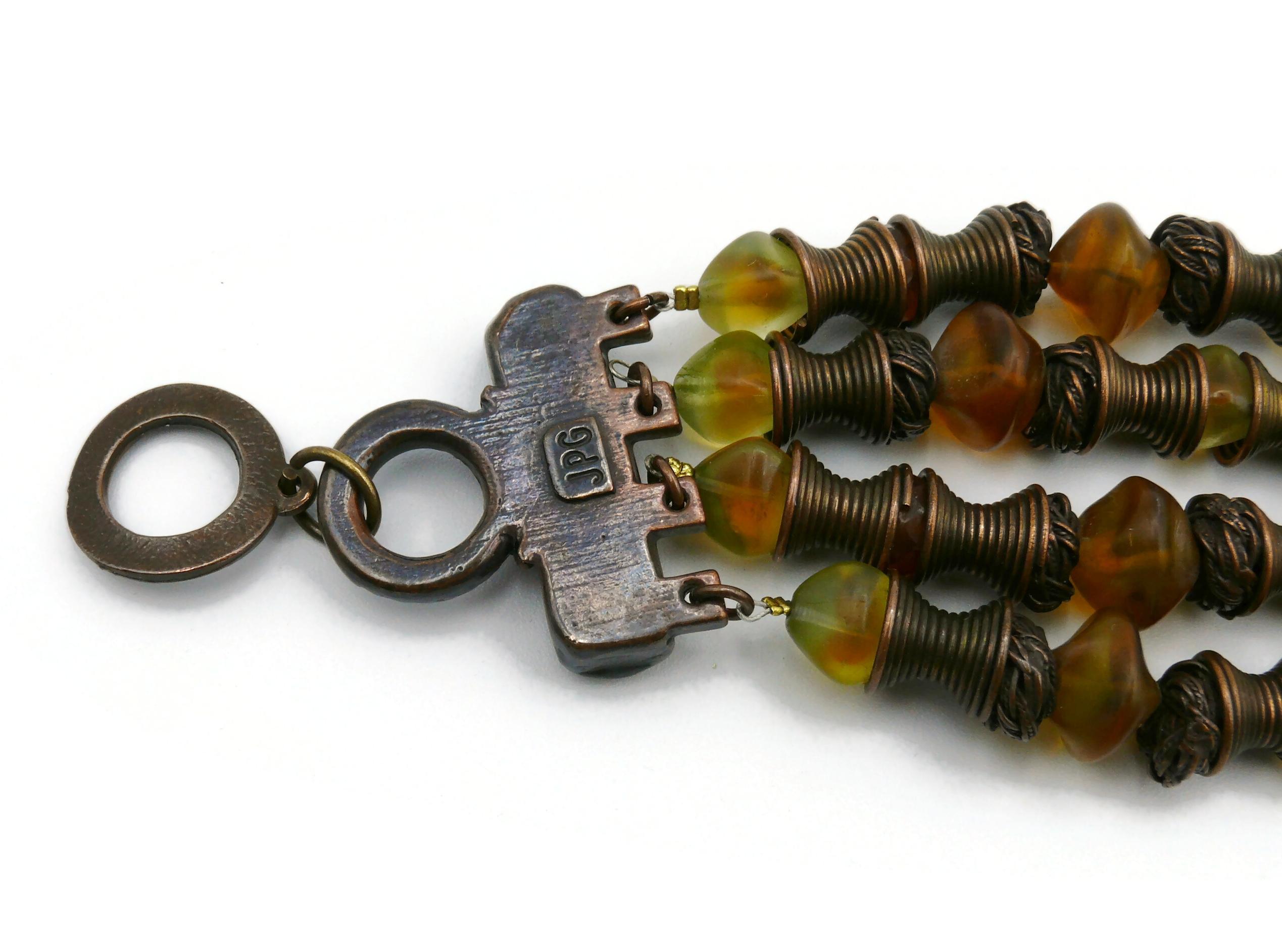 JEAN PAUL GAULTIER Vintage Massaï Choker Necklace For Sale 9