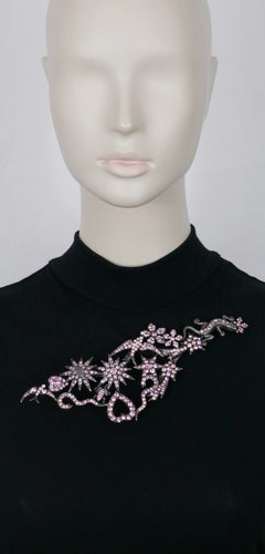 JEAN PAUL GAULTIER Vintage Massive Jewelled Brooch