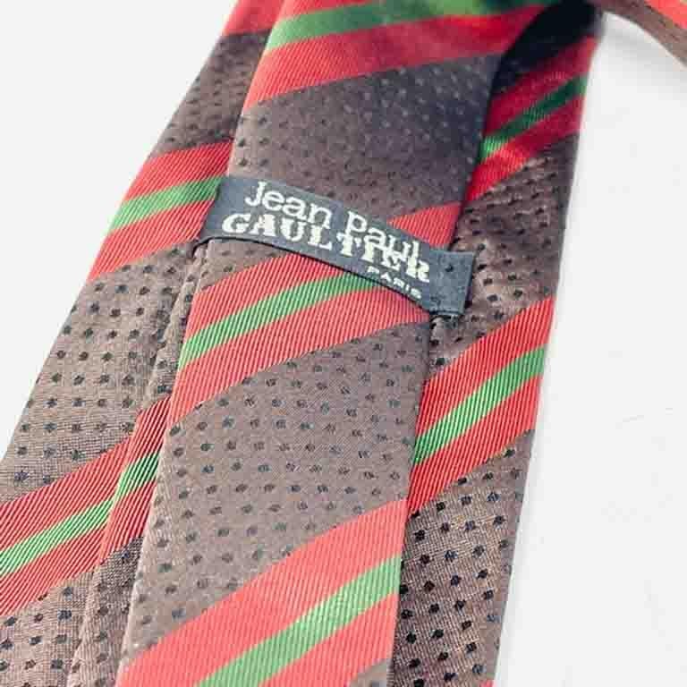 Black Jean Paul Gaultier Vintage Men's Silk Lips Tie  For Sale
