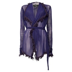 Jean Paul Gaultier Vintage Mesh Shirt mit Gürtel