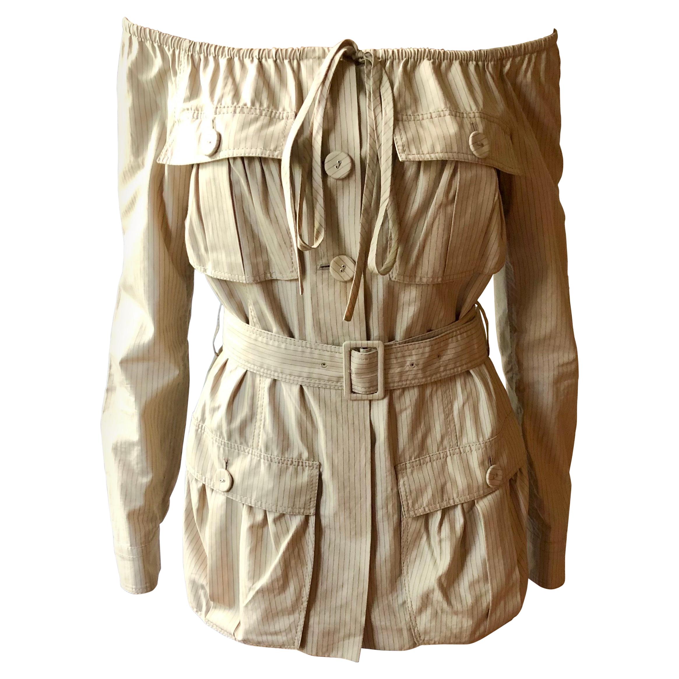 schulterfreies Tunika-Blazerkleid von Jean Paul Gaultier Resort 2011 im Angebot