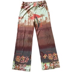 JEAN PAUL GAULTIER Vintage-Hose mit japanischen Motiven.