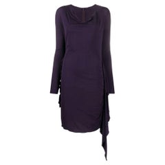 Jean Paul Gaultier Vintage purple 90s midi dress