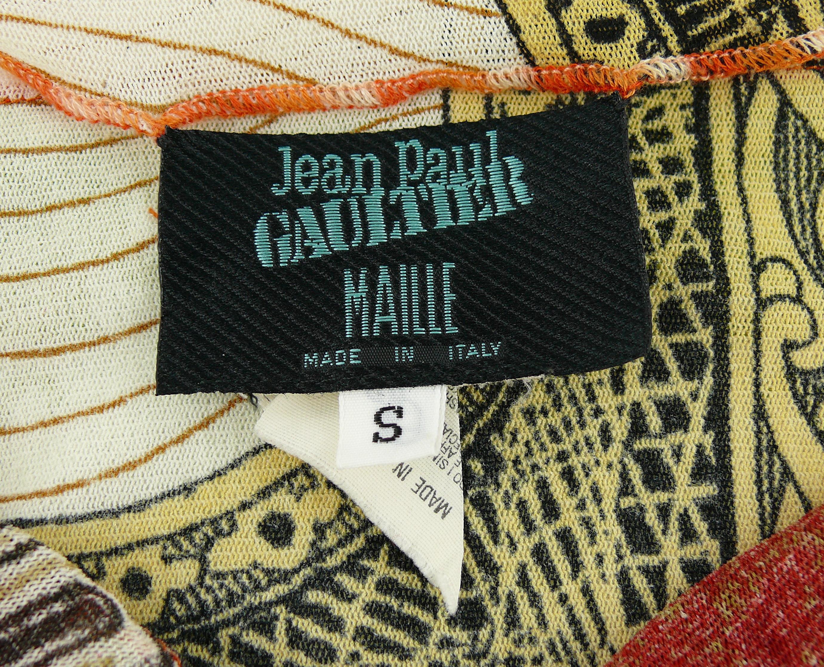 Jean Paul Gaultier Vintage Rouble Banknote Print Skirt 8
