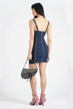 Jean Paul Gaultier Vintage S/S 1987 Cone Bust Corset Mini Dress