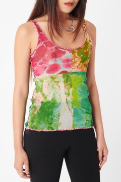 Jean Paul Gaultier  Vintage S/S 2000 Bacteria Mesh Top