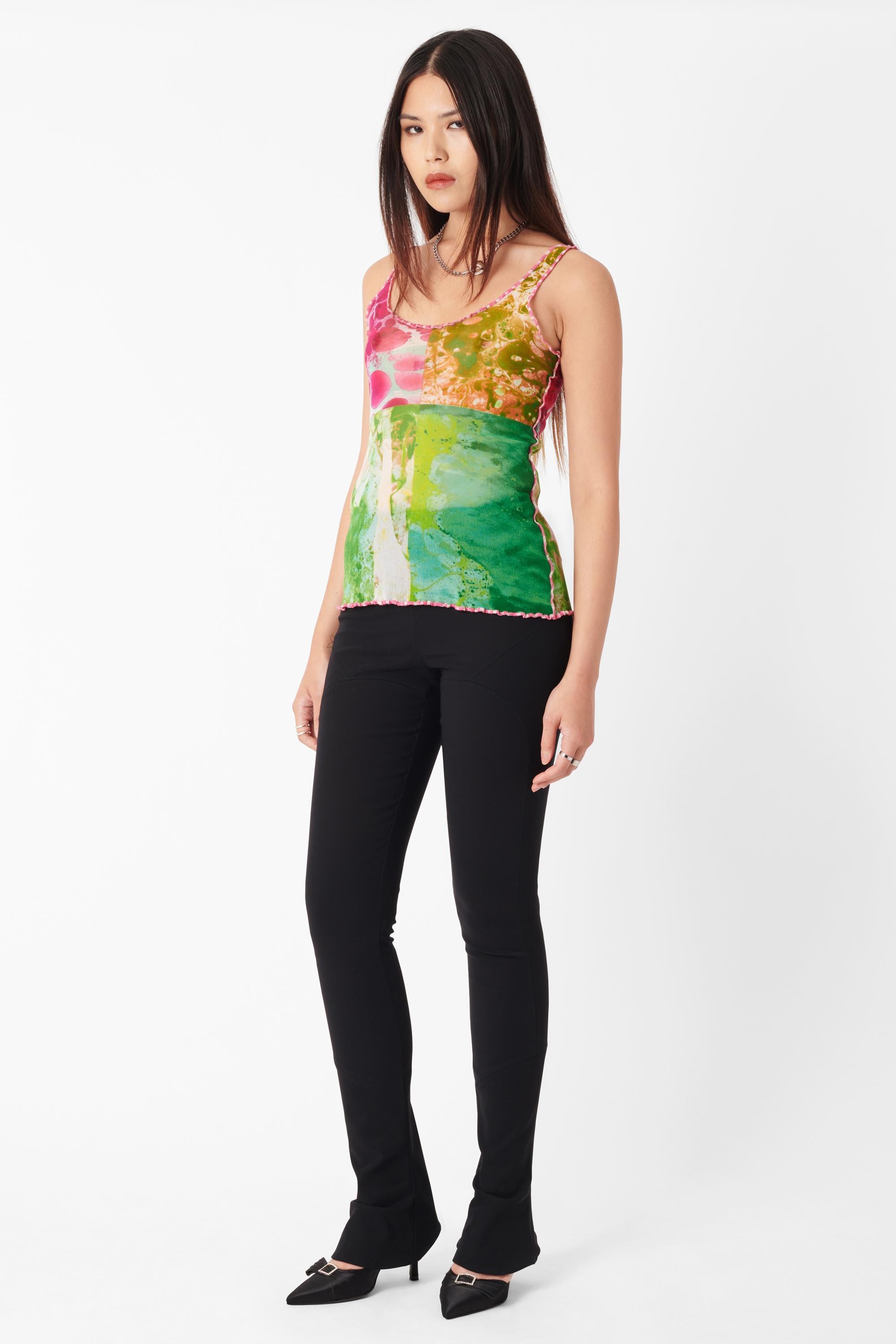 Jean Paul Gaultier  Vintage S/S 2000 Bacteria Mesh Top In Excellent Condition In London, GB