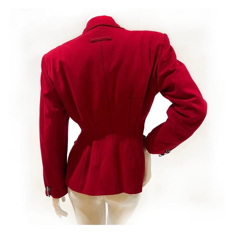 Jean Paul Gaultier Vintage Safety Pin Jacket For Sale at 1stDibs